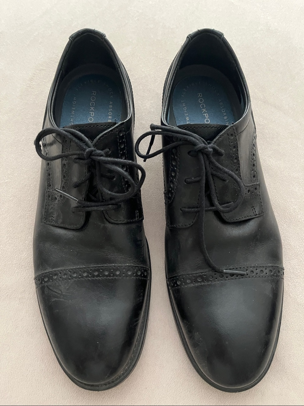 EUC ROCKPORT Oxford Dress Shoes - Picture 2 of 11